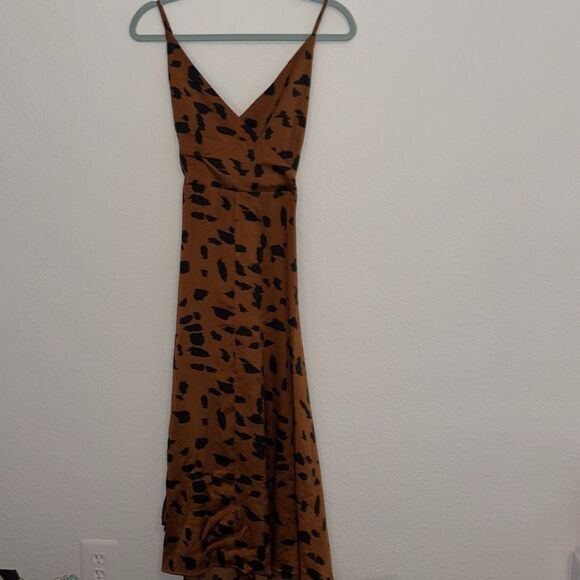 Souk + Sepia Leopard Print dress Size medium - Picture 2 of 3